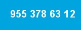 955 378 63 12 955 378 63 12